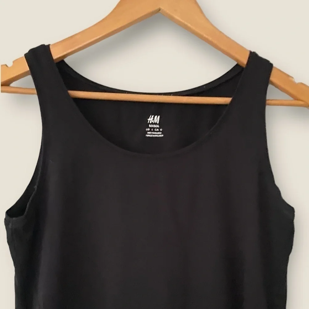 H&M Mama Black Maternity Tank Top - Picture 3 of 6
